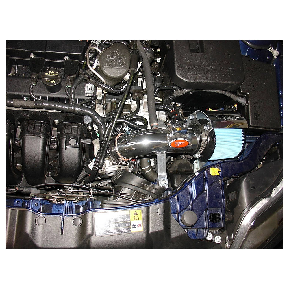 Injen 12 Ford Focus 2.0L 4cyl Black Air Intake w/ MR Tech, Web Nano-Fiber Dry Filter & Heat Shield - Injen SP9000BLK - view 2