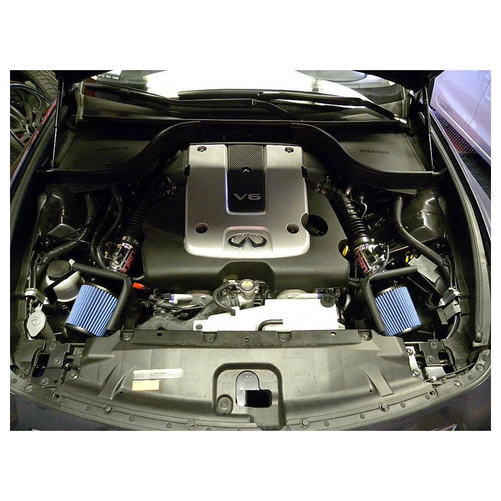 Injen 12 Infiniti G25 2.5L V6 Dual Black Short Ram Intake w/ MR Technology - Injen SP1961BLK - view 2