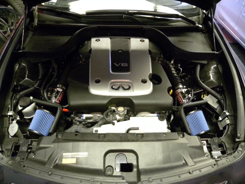 Injen 12 Infiniti G25 2.5L V6 Dual Black Short Ram Intake w/ MR Technology Injen INJSP1961BLK