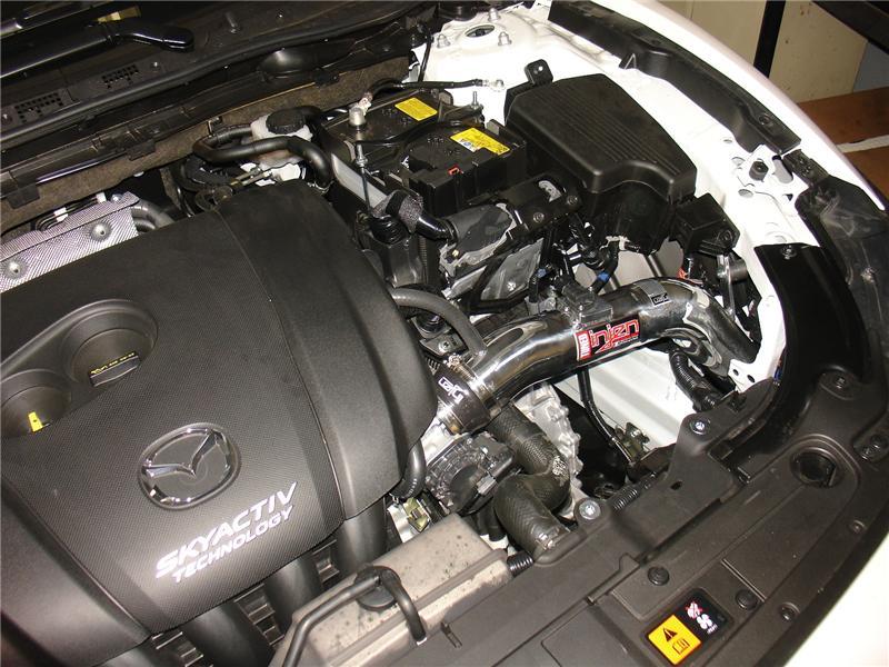 Injen 14-15 Mazda 6 2.5L 4cyl Black Cold Air Intake w/ MR Tech & Air Fusion Injen INJSP6073BLK