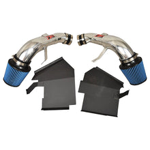 Load image into Gallery viewer, Injen 14 Infiniti Q50 3.7L V6 Polished Dual Short Ram Intake w/ MR Techn and Heat Shields - Injen SP1999P
