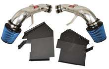 Load image into Gallery viewer, Injen 14 Infiniti Q50 3.7L V6 Polished Dual Short Ram Intake w/ MR Techn and Heat Shields - Black Ops Auto Works