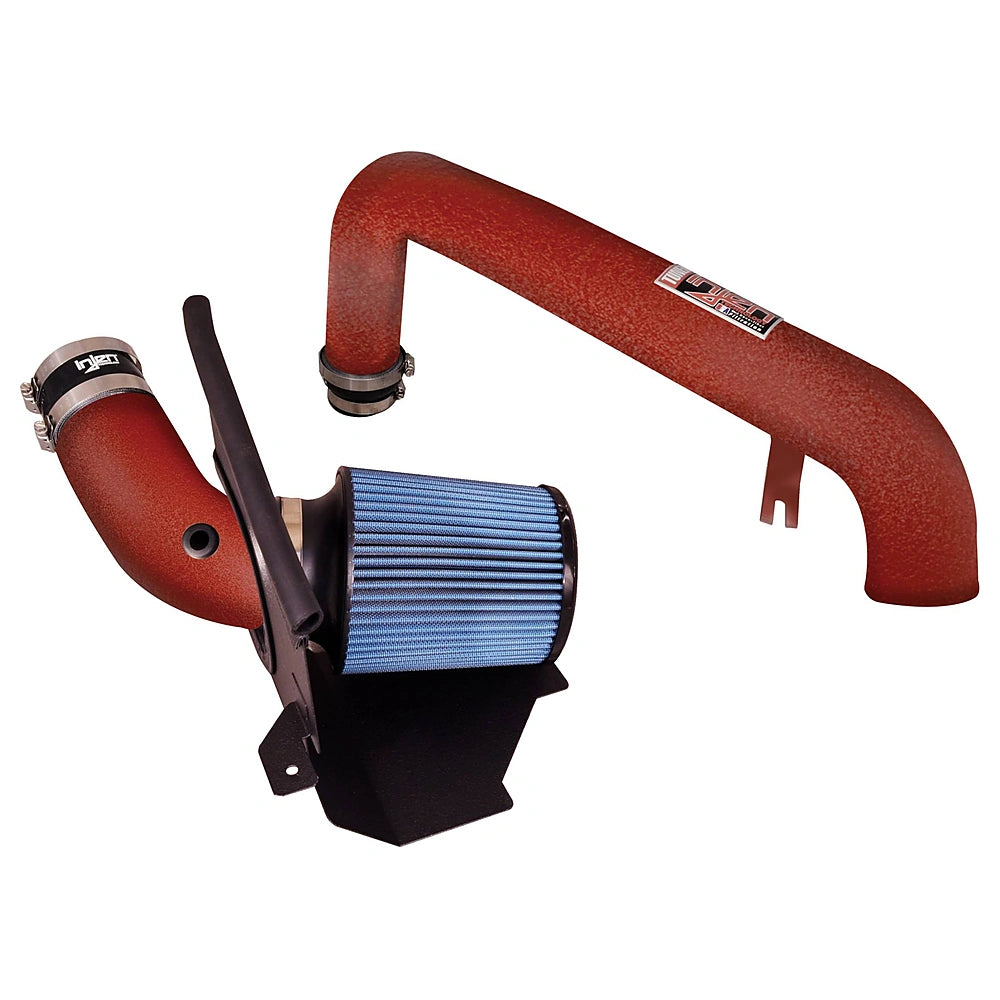 Injen 15-18 Ford Focus ST 2.0L (t) 4cyl Wrinkle Red Short Ram Intake w/ MR Tech & Heat Shield - Injen SP9002WR