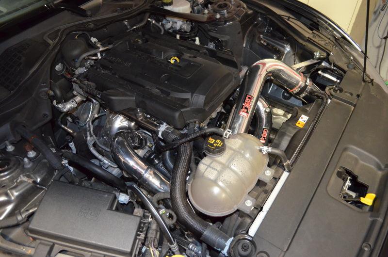 Injen 15-19 Ford Mustang 2.3L EcoBoost Aluminum Intercooler Piping Kit - Wrinkle Red Injen INJSES9200ICPWR