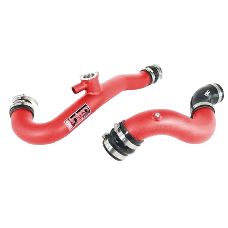 Injen 15-19 Ford Mustang 2.3L EcoBoost Aluminum Intercooler Piping Kit - Wrinkle Red Injen INJSES9200ICPWR