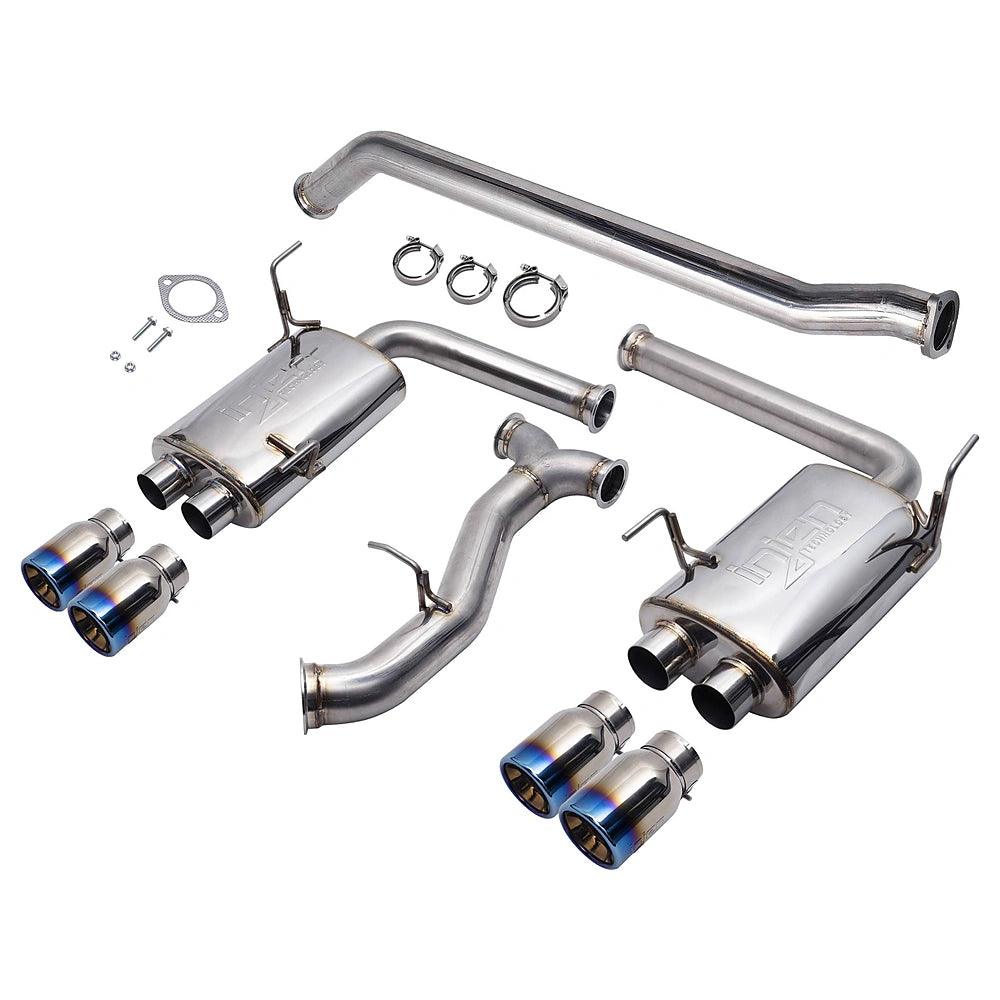 Injen 15-20 Subaru STI Cat Back Exhaust w/ Quad Titanium Tips - Injen SES1207TT - view 4