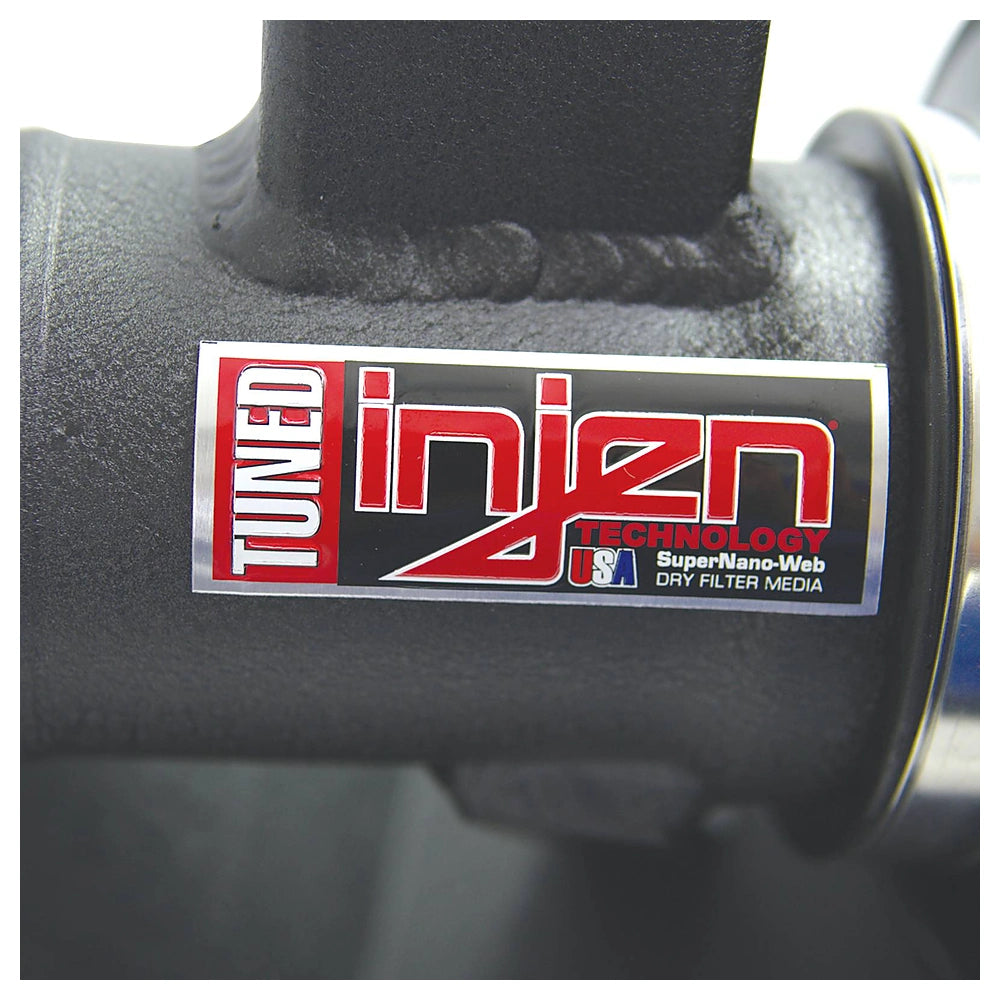 Injen 16-19 Ford Fiesta ST 1.6L Turbo 4Cyl Wrinkle Black Short Ram Intake w/MR Tech - Injen SP9018WB - view 3
