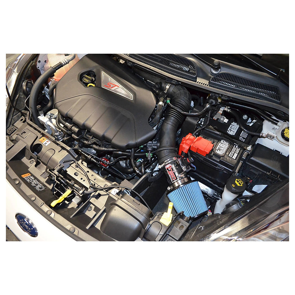 Injen 16-19 Ford Fiesta ST 1.6L Turbo 4Cyl Wrinkle Black Short Ram Intake w/MR Tech - Injen SP9018WB - view 4