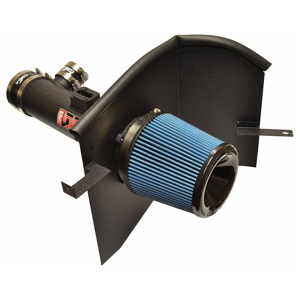 Injen 16-19 Nissan Titan 5.6L Wrinkle Black Power-Flow Air Intake System - Injen PF1953WB