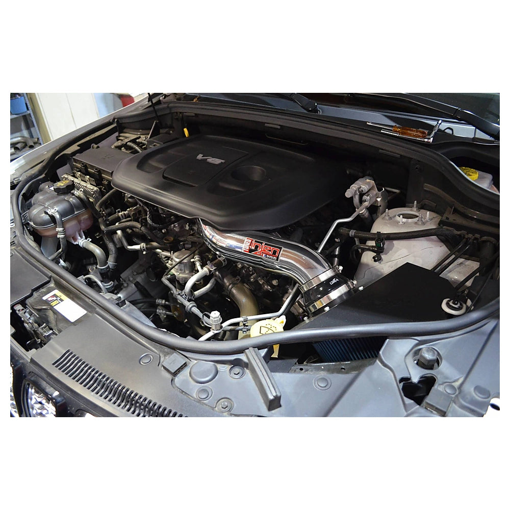 Injen 16-20 Dodge Durango / Jeep Grand Cherokee 3.6L V6 Wrinkled Black PF Short Ram Cold Air Intake - Injen PF5023WB - view 4
