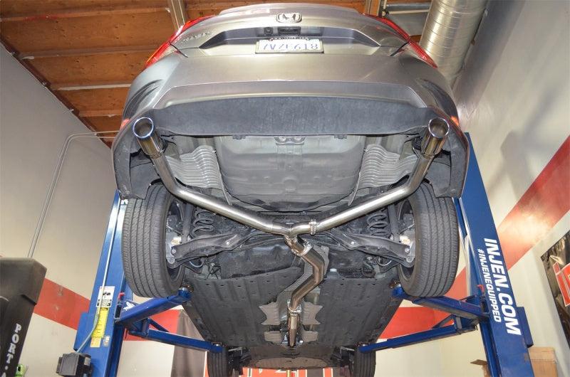 Injen 16-20 Honda Civic 1.5L Turbo 4Cyl (Sedan) 63mm SS Cat-Back Exhaust w/ Dual Burnt Titanium Tips Injen INJSES1572TT