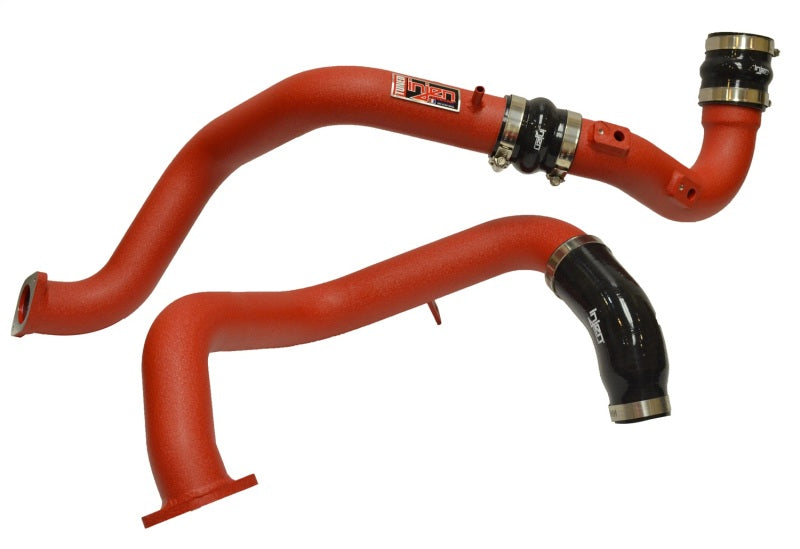 Injen 16-20 Honda Civic 1.5L Turbo Aluminum Intercooler Piping Kit - Wrinkle Red Injen INJSES1573ICPWR