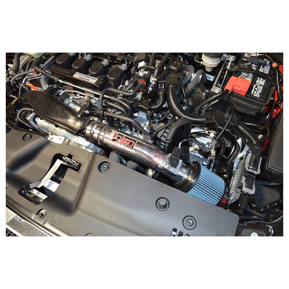Injen 16-21 Honda Civic 1.5L 4 Cyl. Wrinkle Red Short Ram Intake - Injen SP1572WR - view 5
