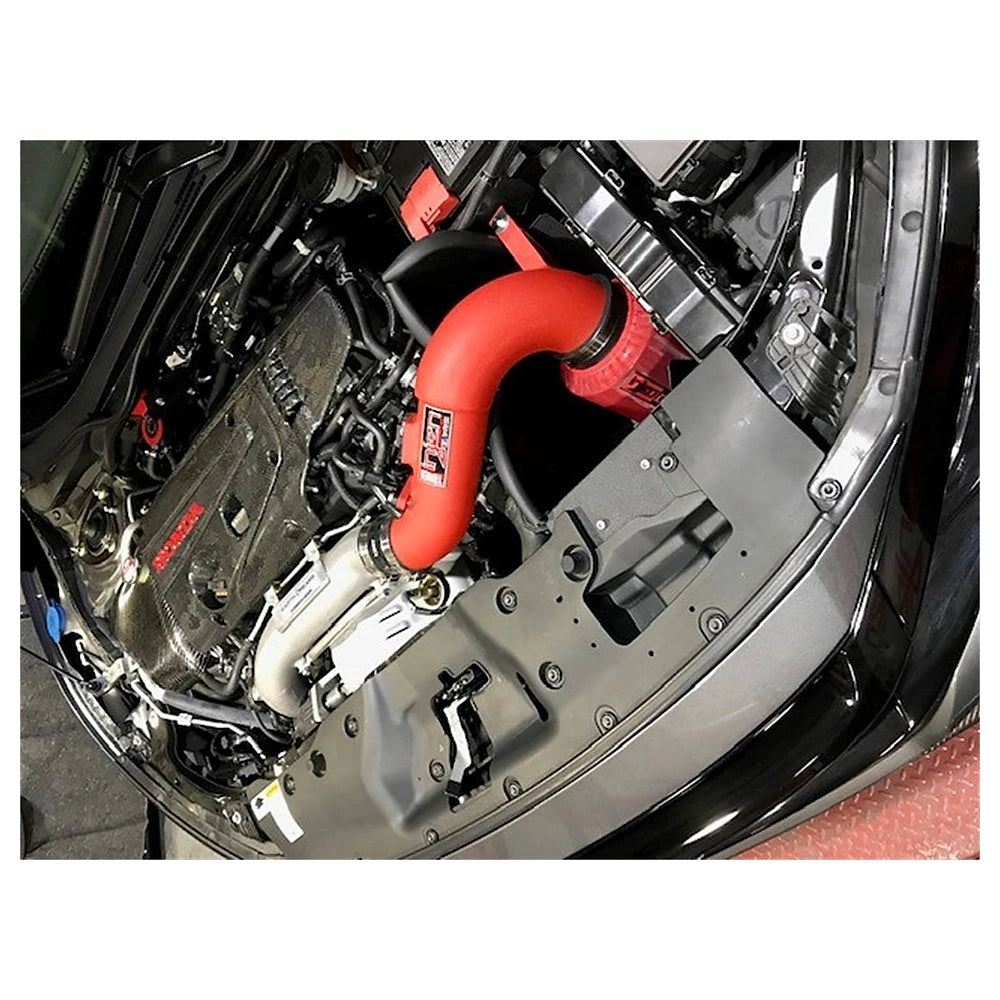 Injen 17-19 Honda Civic Type R 2.0T Wrinkle Red Short Ram Air Intake - Injen SP1583WR - view 5