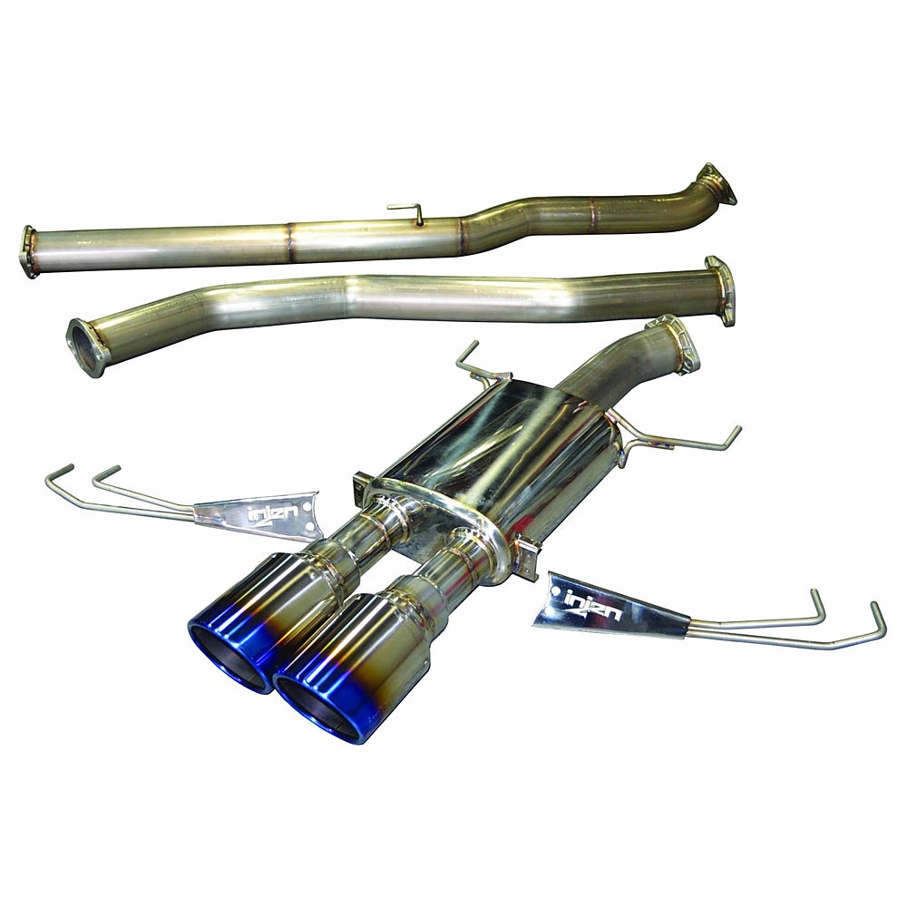 Injen 17-19 Honda Civic Type-R 3in SS Cat-Back Exhaust w/ Dual Burnt Titanium Tips - Injen SES1582TT - view 3