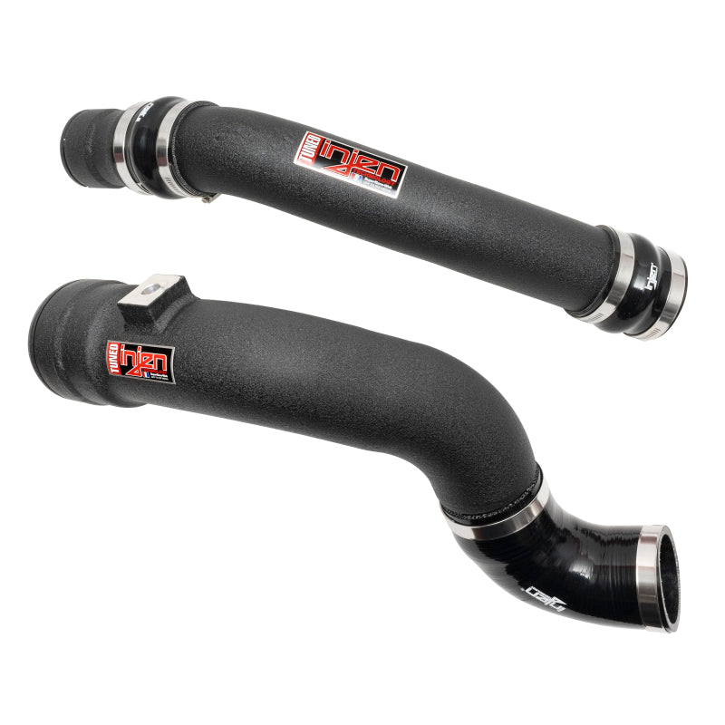 Injen 17-22 Ford F250/F/350/F-450/F-550 V8-6.7L Turbo Diesel Wrinkle Black Intercooler Piping Kit Injen INJSES9004ICPWB