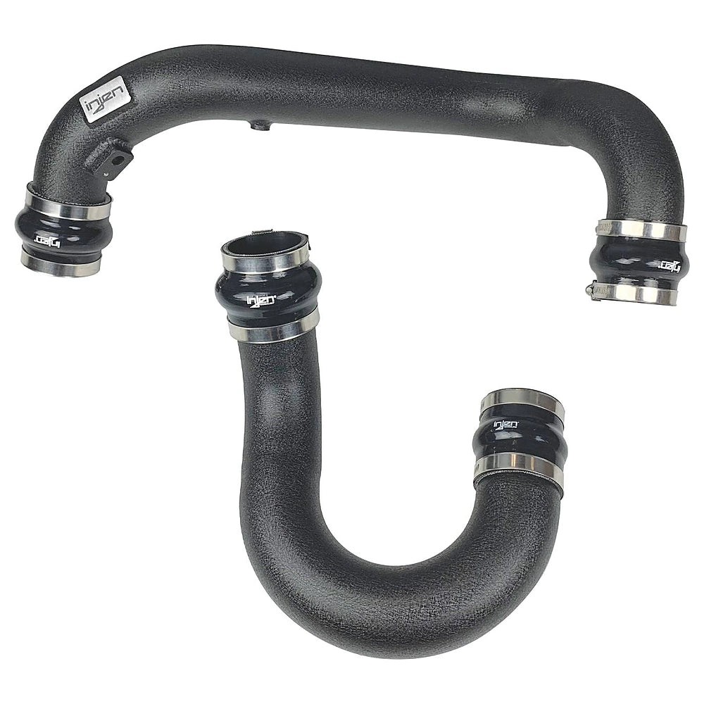 Injen 18-19 Audi S4/S5 (B9) V6 3.0L Turbo Wrinkle Black Intercooler Piping - Injen SES3082ICPWB