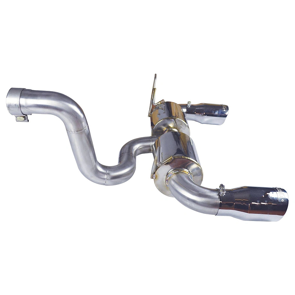Injen 18-20 Jeep Wrangler JL L4-2.0L Turbo / V6-3.6L SS Axle-back Exhaust - Polished - Injen SES5005P - view 2