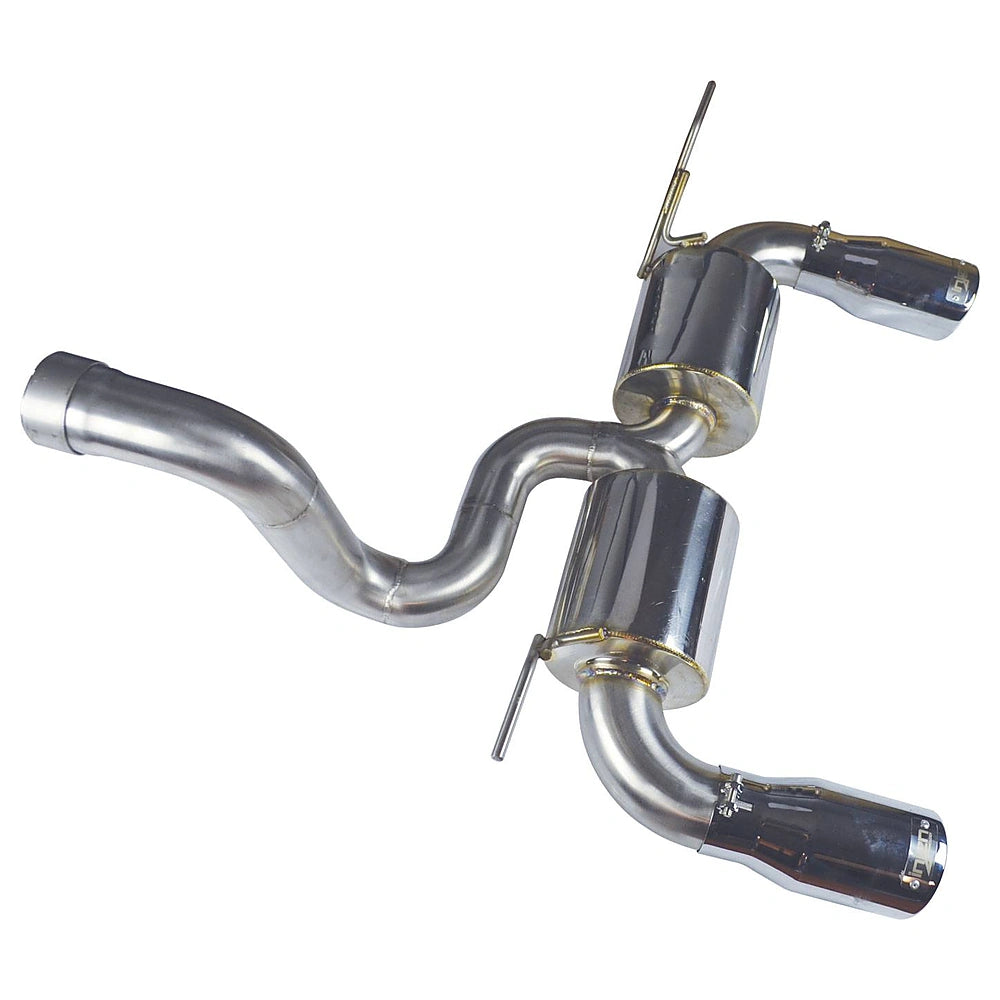 Injen 18-20 Jeep Wrangler JL L4-2.0L Turbo / V6-3.6L SS Axle-back Exhaust - Polished - Injen SES5005P - view 3