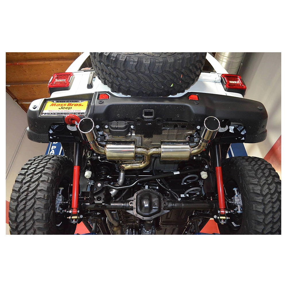 Injen 18-20 Jeep Wrangler JL L4-2.0L Turbo / V6-3.6L SS Axle-back Exhaust - Polished - Injen SES5005P - view 5