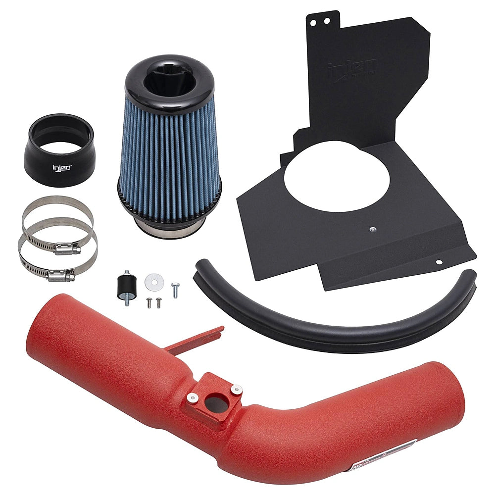Injen 18-21 Subaru WRX STI H4-2.5L Turbo SP Aluminum Series Cold Air Intake - Wrinkle Red - Injen SP1208WR - view 4