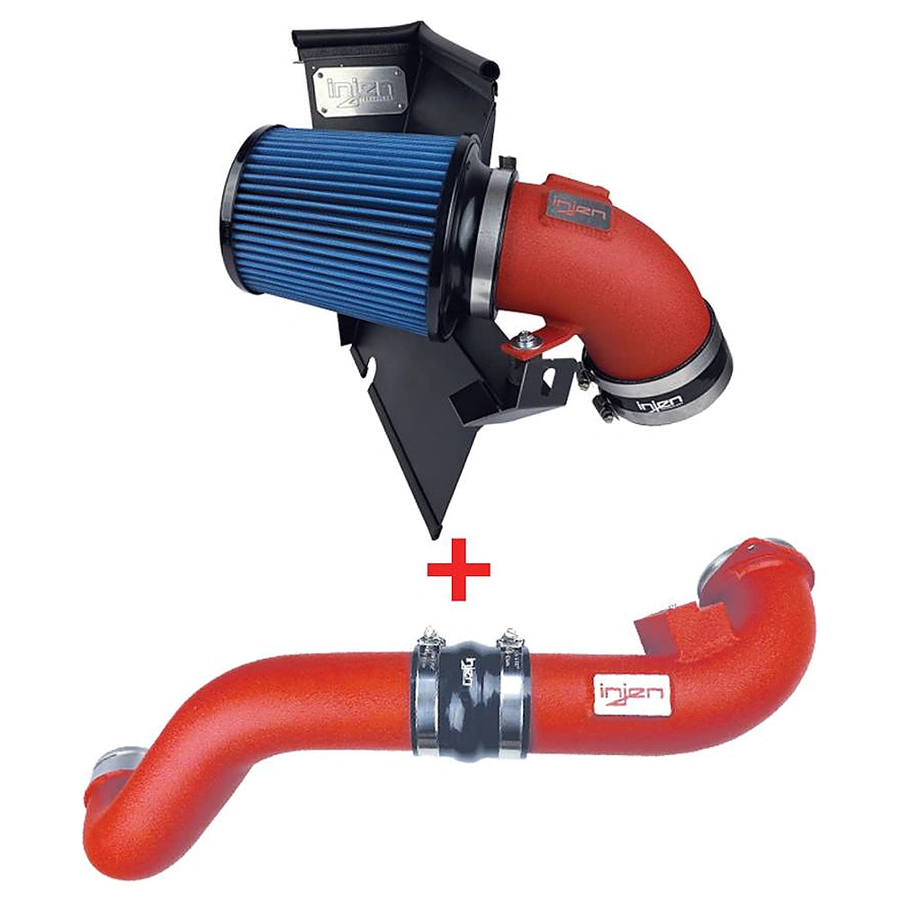 Injen 19-20 BMW Z4 / 2020 Toyota Supra 3.0L Turbo Intake and Charge Pipe Power Package - Wrinkle Red - Injen PK2300WR