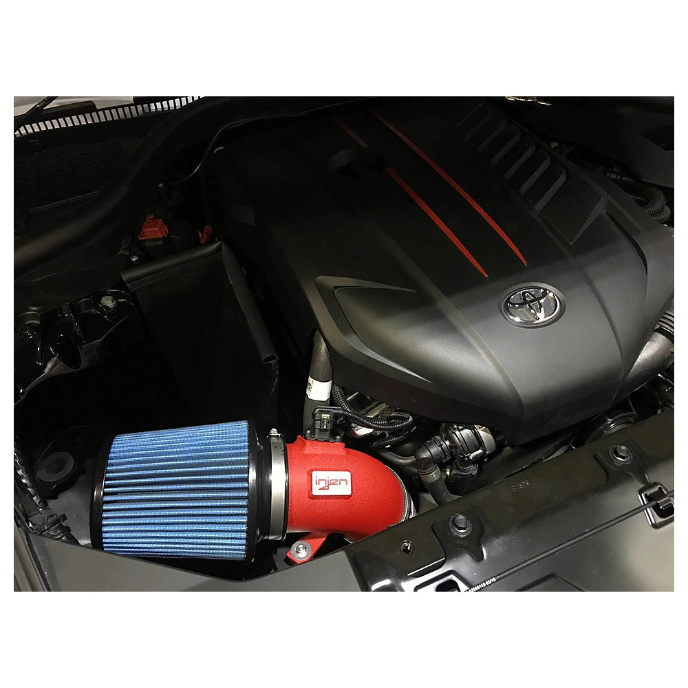 Injen 19-20 BMW Z4 / 2020 Toyota Supra 3.0L Turbo Intake and Charge Pipe Power Package - Wrinkle Red - Injen PK2300WR - view 6