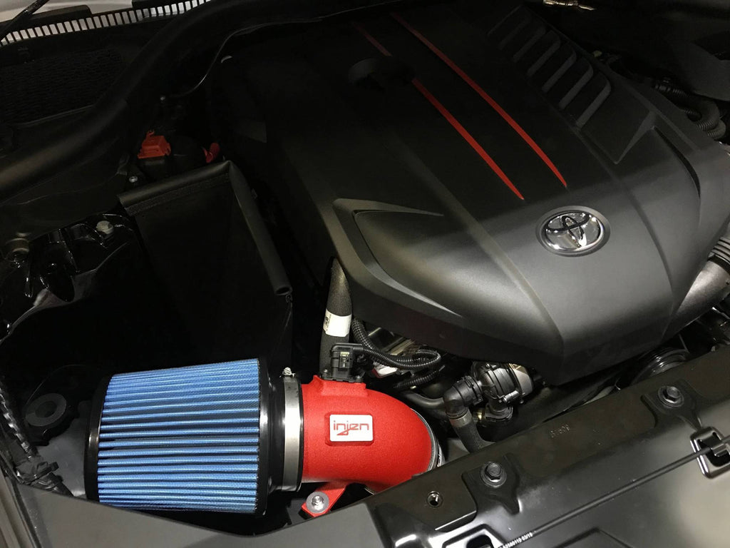 Injen 19-20 BMW Z4 / 2020 Toyota Supra 3.0L Turbo Intake and Charge Pipe Power Package - Wrinkle Red Injen INJPK2300WR