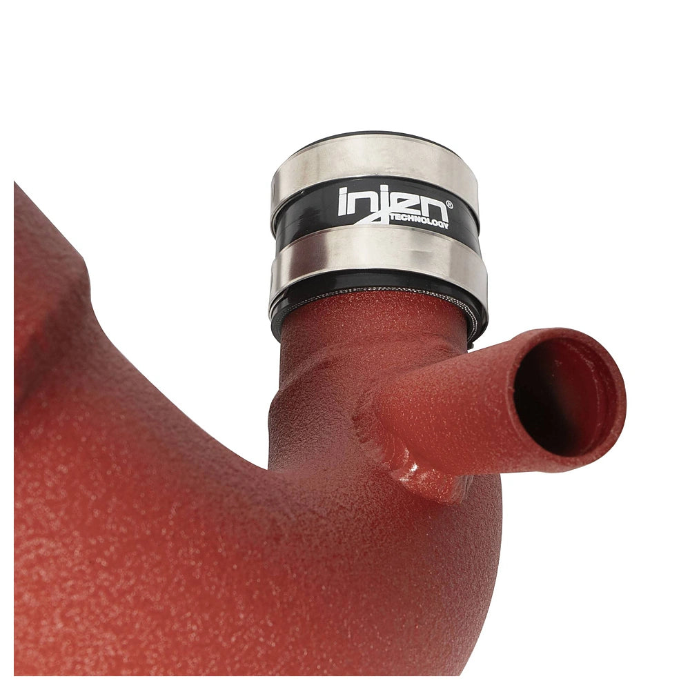 Injen 19-21 Genesis G70 V6-3.3L Twin Turbo SP Short Ram Air Intake System - Wrinkle Red - Injen SP1351WR - view 4