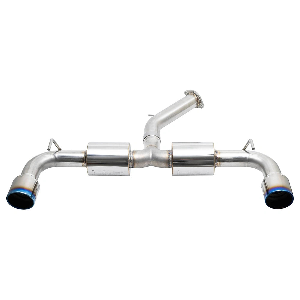 Injen 19-22 Hyundai Veloster N L4 2.0L Turbo Performance SS Axle Back Exhaust System - Burnt Ti Tips - Injen SES1343ABTT