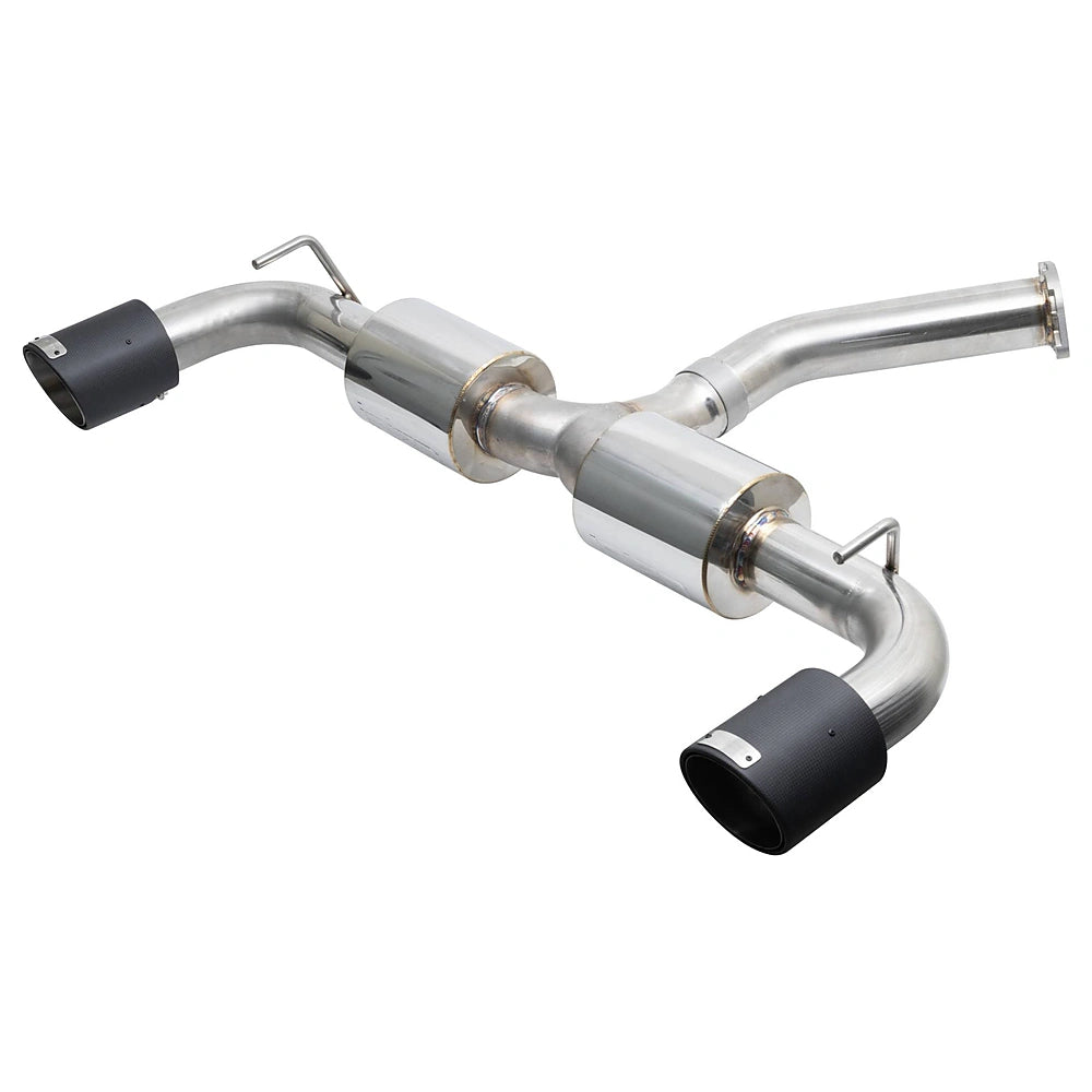 Injen 19-22 Hyundai Veloster N L4 2.0L Turbo Performance SS Axle Back Exhaust System - Carbon Tips - Injen SES1343ABCF - view 2