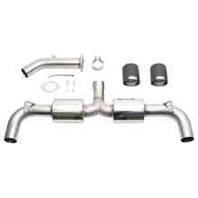 Load image into Gallery viewer, Injen 19-22 Hyundai Veloster N L4 2.0L Turbo Performance SS Axle Back Exhaust System - Carbon Tips - Injen SES1343ABCF - view 6