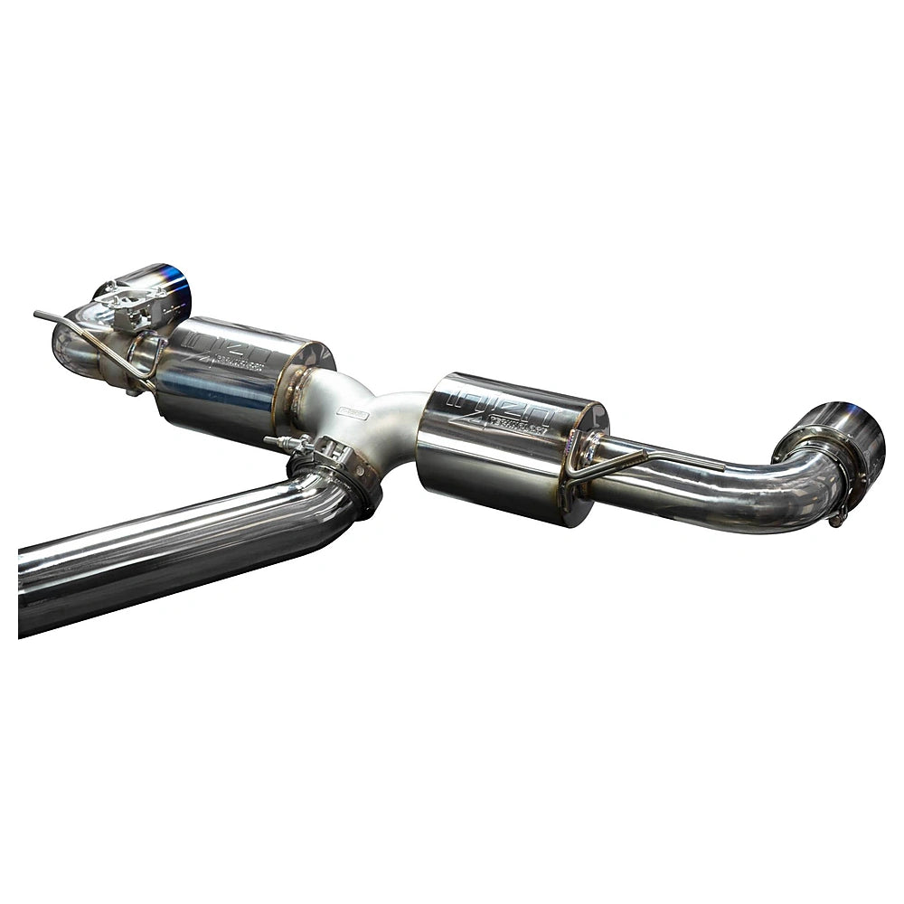 Injen 20-21 Toyota Supra 3.0L Turbo 6cyl SS Cat-Back Exhaust w/ Burnt Tips - Injen SES2300TT - view 2