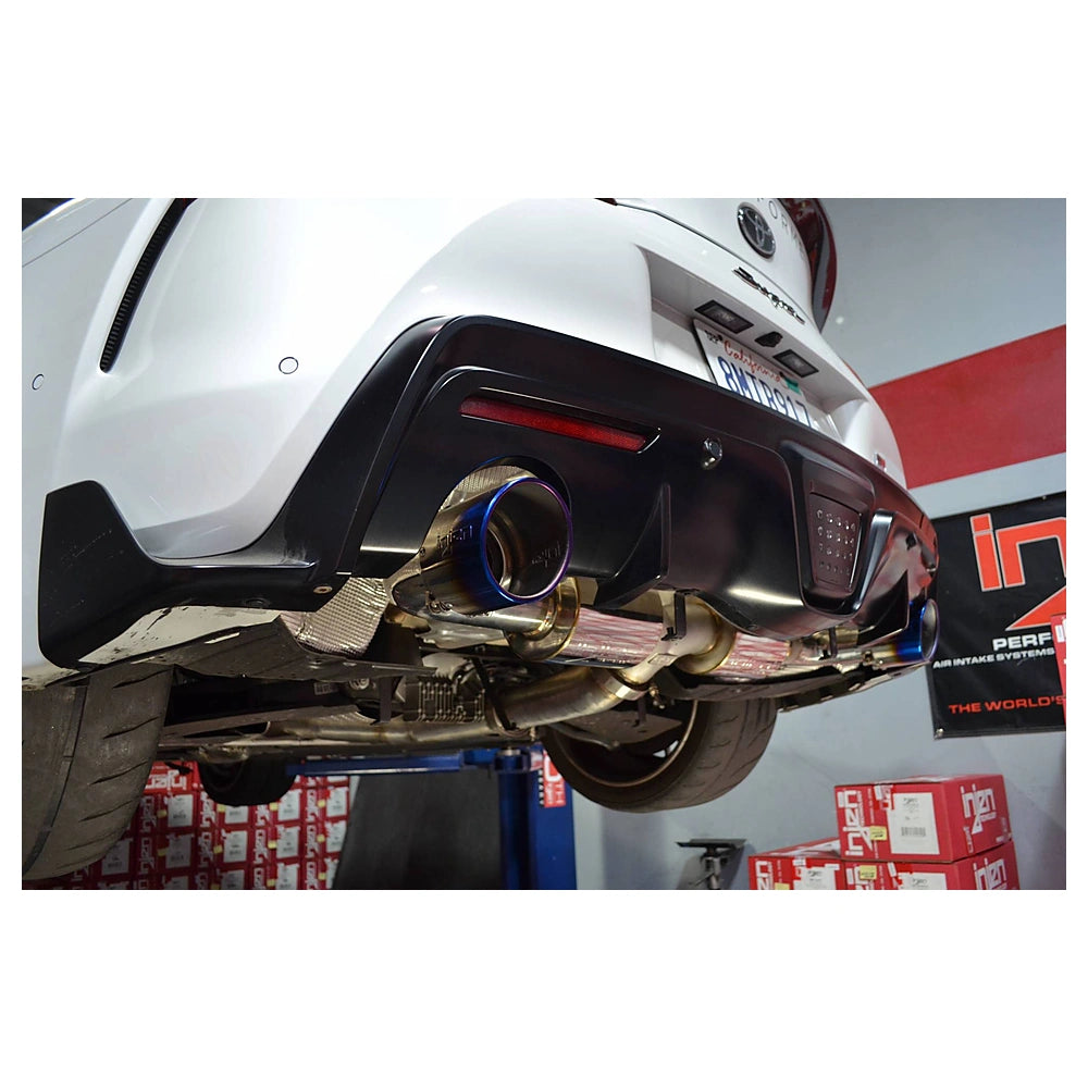 Injen 20-21 Toyota Supra 3.0L Turbo 6cyl SS Cat-Back Exhaust w/ Burnt Tips - Injen SES2300TT - view 7