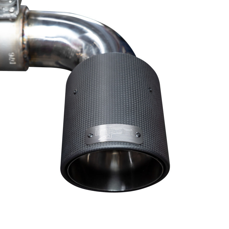 Injen 20-21 Toyota Supra 3.0L Turbo 6cyl SS Cat-Back Exhaust w/ Carbon Fiber Tips Injen INJSES2300CF