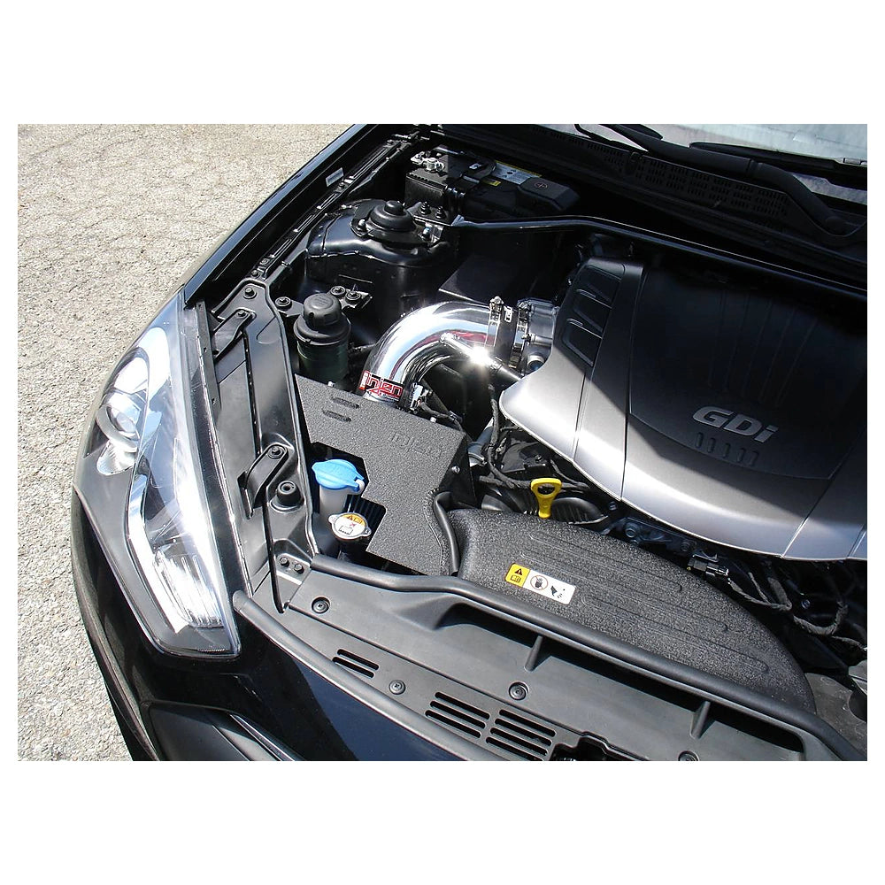 Injen 2013+ Hyundai Genesis Coupe (3.8L ONLY) V6 Polished Short Ram Intake w/ Heat Shield & Cover - Injen SP1392P - view 2