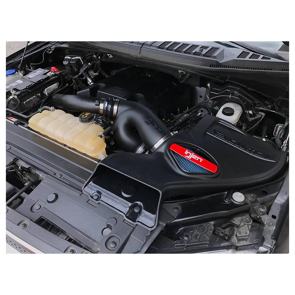 Injen 2015+ Ford F-150 2.7L/3.5L V6 EcoBoost Oiled Evolution Intake - Injen EVO9104C - view 6