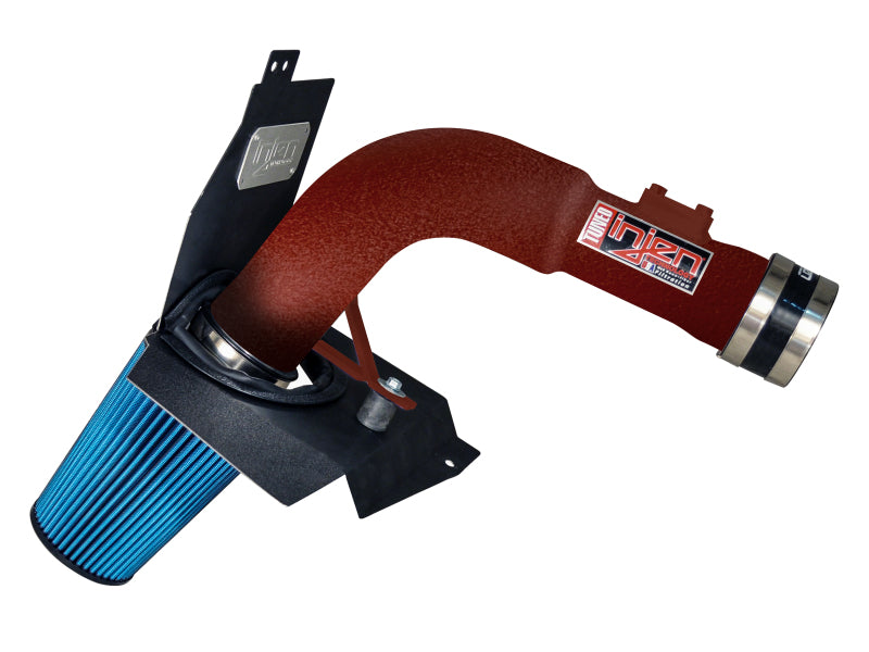 Injen 2015 Subaru STi 2.5L 4 Cyl (Turbo) Wrinkle Red Cold Air Intake w/ MR Tech and Heat Shield Injen INJSP1206WR