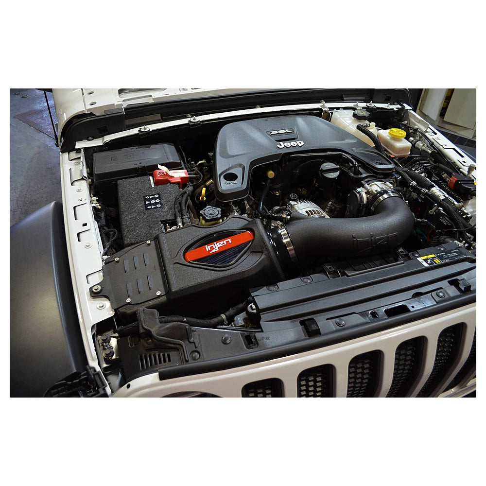 Injen 2018 Jeep Wrangler 3.6L Evolution Air Intake w/Oiled Filter - Injen EVO5005C - view 5
