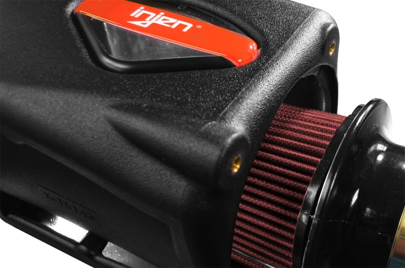 Injen 2018+ Jeep Wrangler JL V6-3.6L Wrinkle Black Oiled Power-Flow Air Intake System Injen INJPF5005WBC