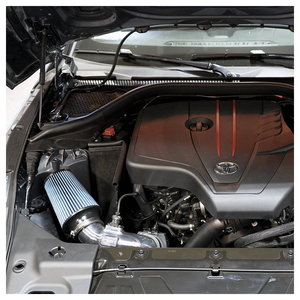 Injen 21-22 Toyota Supra 2.0L 4 Cyl. SP Short Ram Air Intake System - Wrinkle Black - Injen SP2301WB - view 5