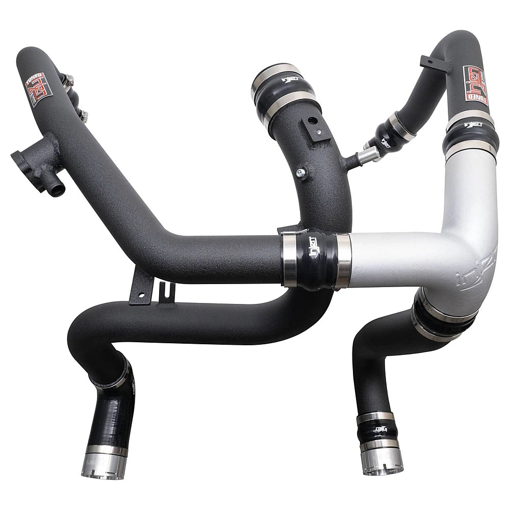 Injen 21-23 Ford Bronco 2.7L V6 (TT) EcoBoost SES Intercooler Pipes - Wrinkle Black - Injen SES9301ICPWB