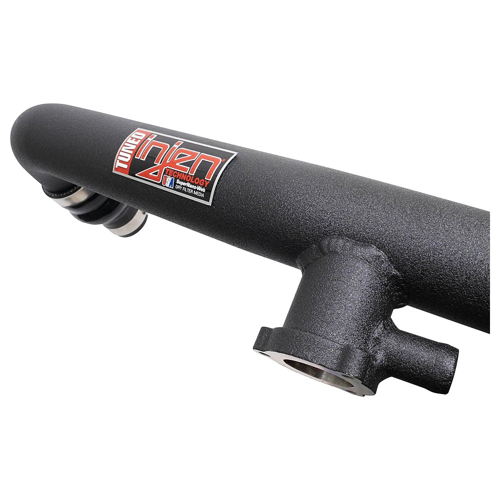 Injen 21-23 Ford Bronco 2.7L V6 (TT) EcoBoost SES Intercooler Pipes - Wrinkle Black - Injen SES9301ICPWB - view 5