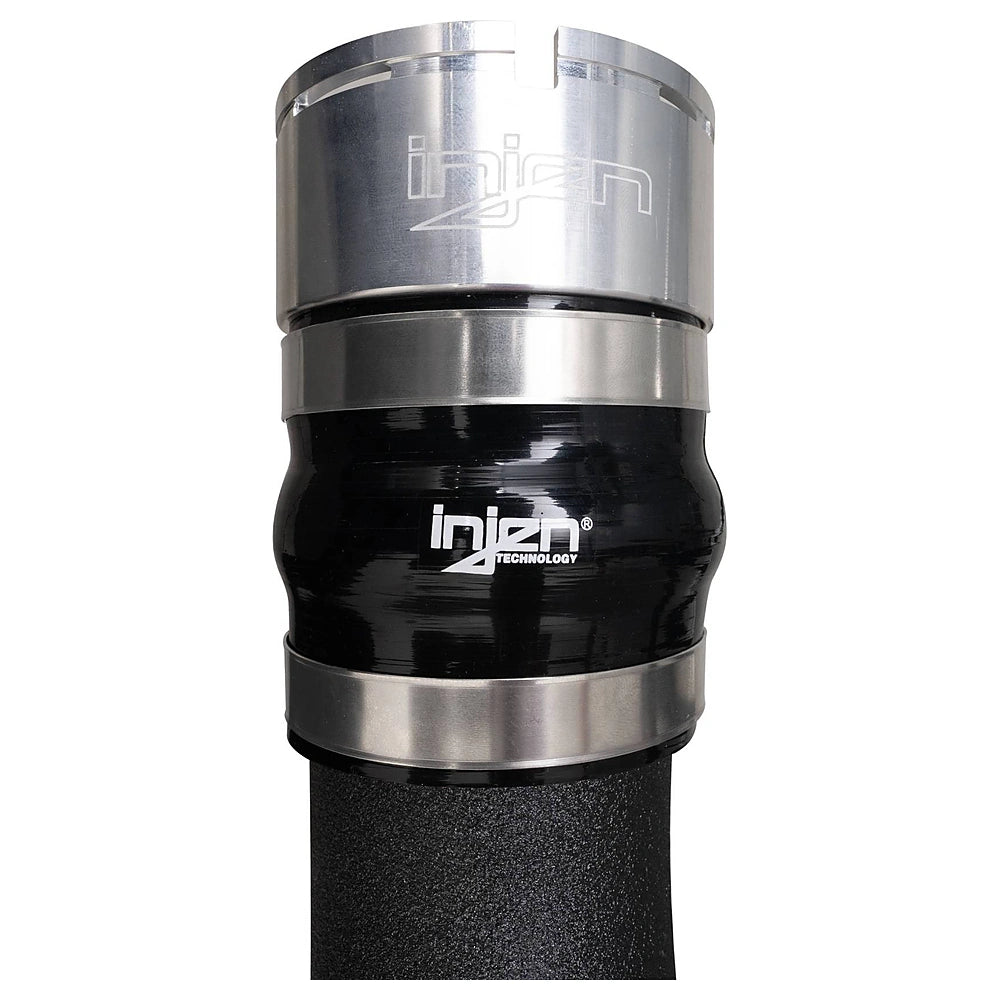 Injen 21-23 Ford Bronco L4-2.3L Turbo EcoBoost SES Intercooler Pipes Wrinkle Black - Injen SES9300ICPWB - view 4