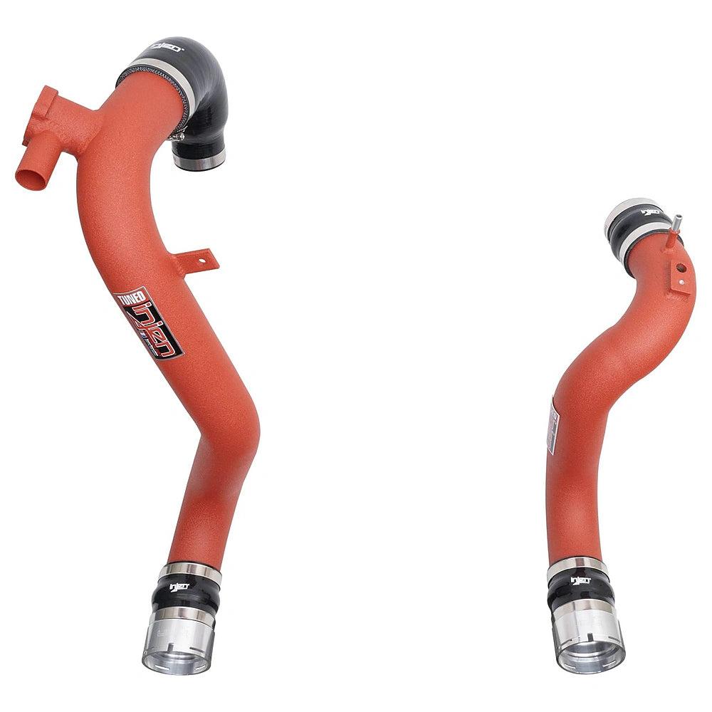 Injen 21-23 Ford Bronco L4-2.3L Turbo EcoBoost SES Intercooler Pipes Wrinkle Red - Injen SES9300ICPWR