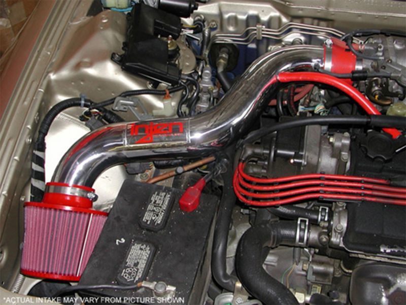 Injen 90-93 Acura Integra L4 1.8L Black IS Short Ram Cold Air Intake Injen INJIS1400BLK