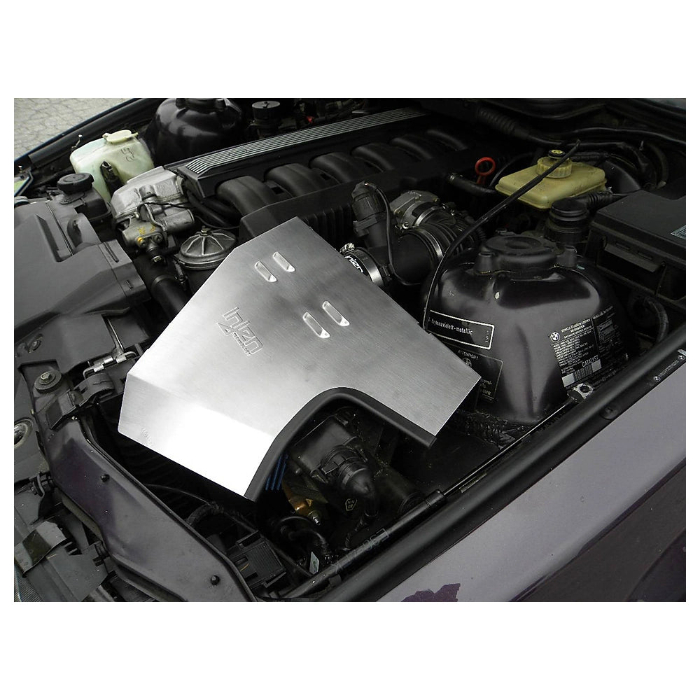Injen 92-99 BMW E36 323i/325i/328i/M3 3.0L Polished Air Intake w/ Heat-Shield and Louvered Top Cover - Injen SP1105P - view 3