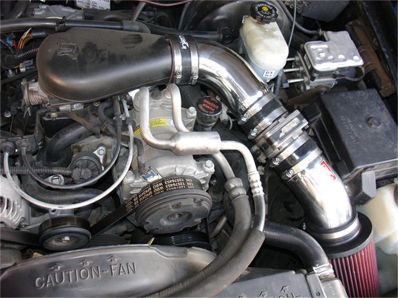 Injen 94-04 S10 Sonoma Jimmy Blazer 4.3L V6 Wrinkle Black Power-Flow Air Intake System Injen INJPF7021WB