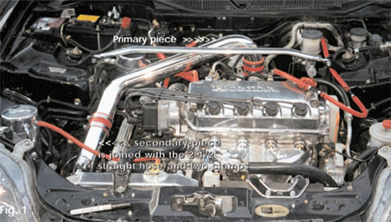 Injen 96-00 Honda Civic Cx Dx Lx Black Cold Air Intake - Black Ops Auto Works