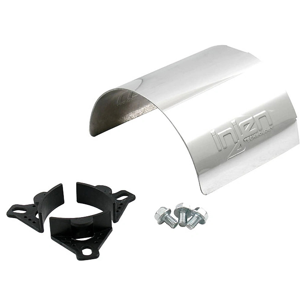 Injen Aluminum Air Filter Heat Shield Universal Fits 2.50 2.75 3.00 Polished - Injen HS5000P